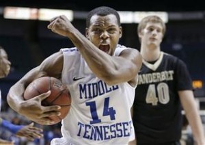 Marcos Knight and Middle Tennessee are rolling through the Sun Belt. (Josh Henderson/MTSU)