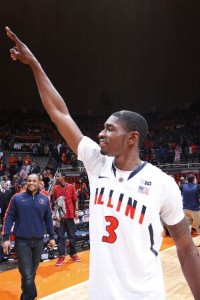 Brandon Paul and the Illini picked up a huge win against No. 1 Indiana on Thursday. (Getty Images)