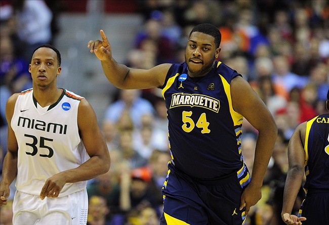 Davante Gardner could help lead Marquette to another Big East tile.  (Photo: Bob Donnan/USA Today Sports)