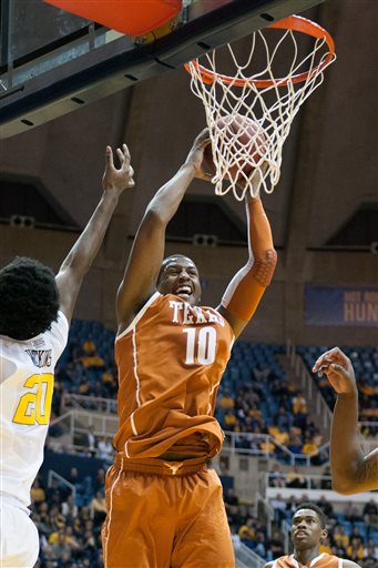 Jonathan Holmes leads the young Longhorns. (AP Photo)