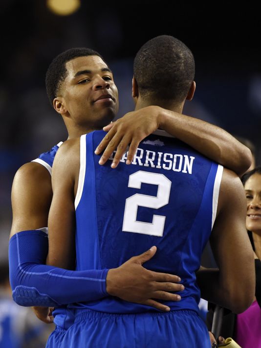 The Harrison twins have that confident look in their eye. (USA Today Photo)