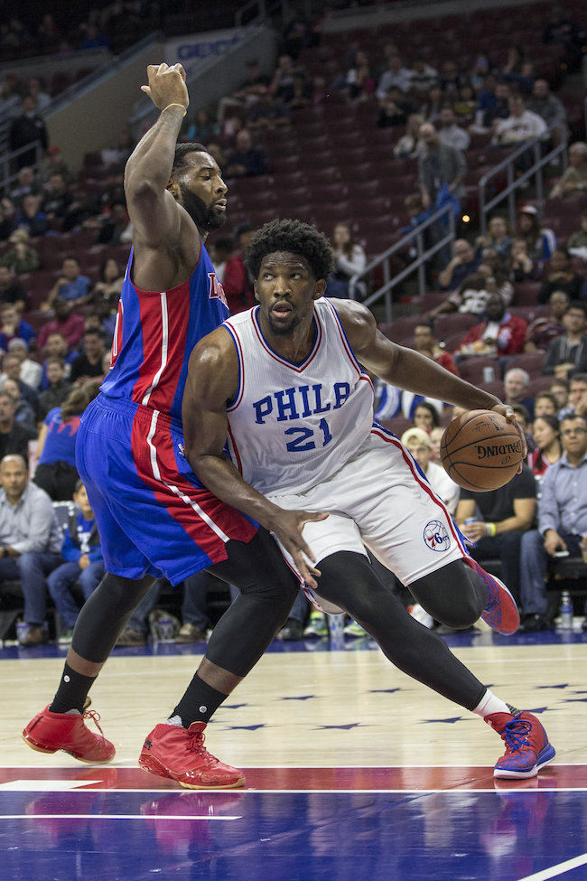 It might come as a surprise to some, but the oft-injured Embiid can really play when he's healthy. (AP Photo/Chris Szagola)